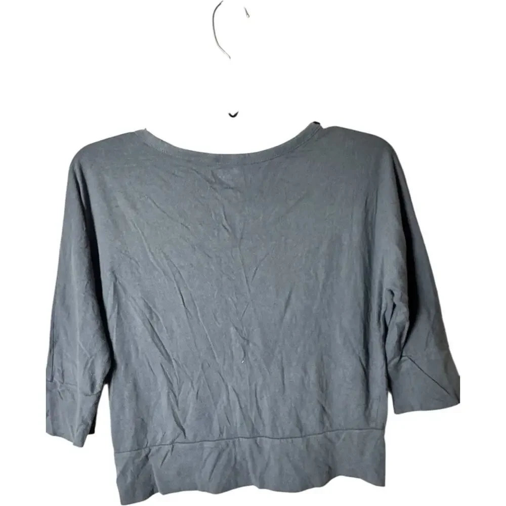 Old Navy Girls Gray Quarter Sleeve Graphic Tee Sz  L